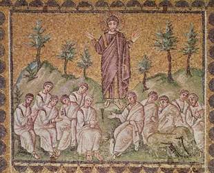 Sermão da Montanha, cenas da vida de Cristo
